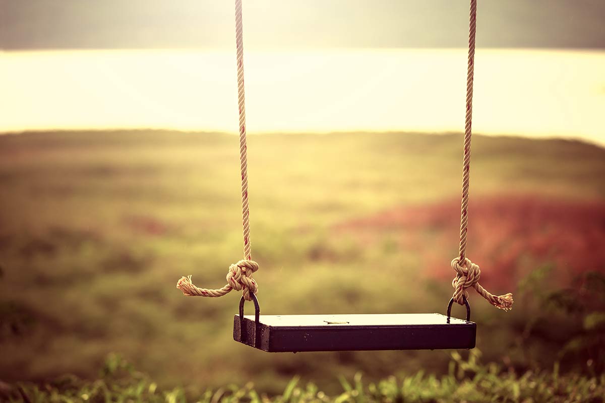 giant wedding swing
