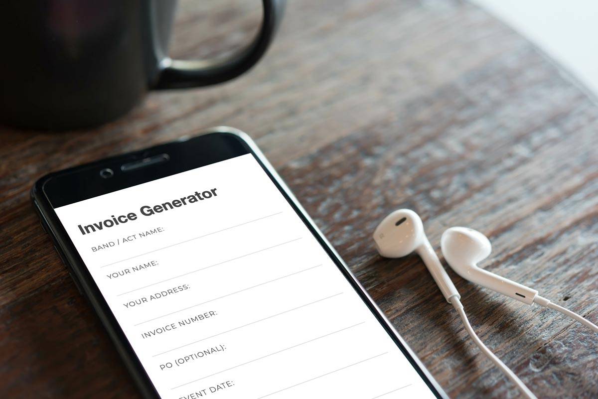 Simple Invoice Generator Tool For Musicians