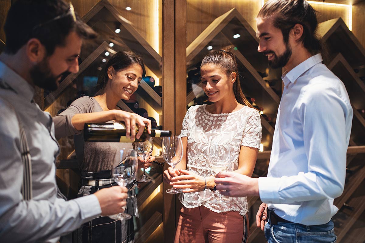 Wine tasting party