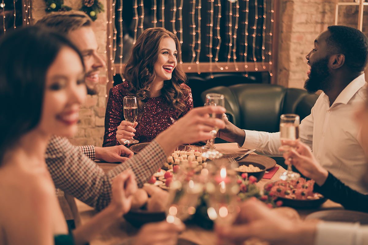 semi-formal dinner party