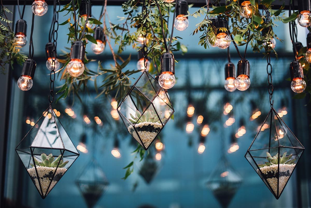 Wedding edison bulbs