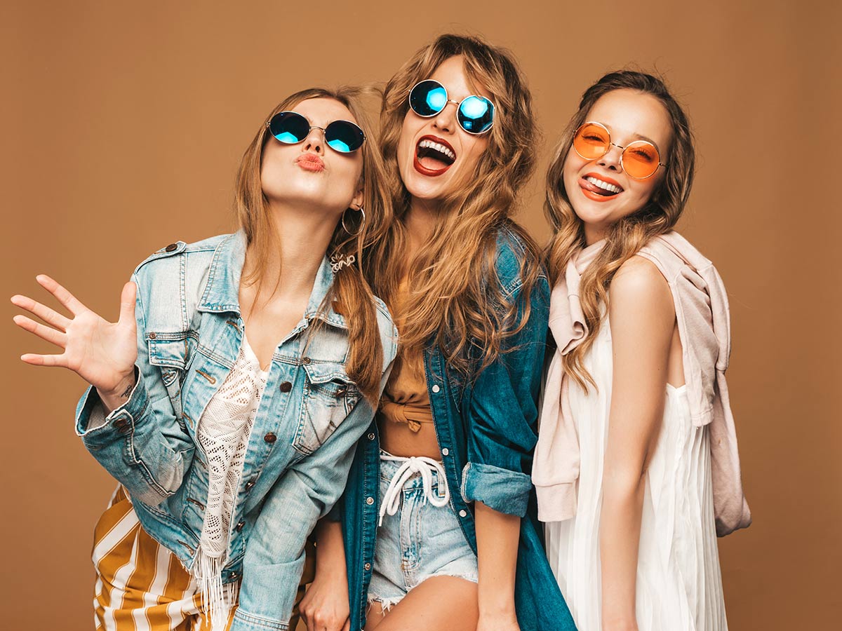 teenagers dressed up