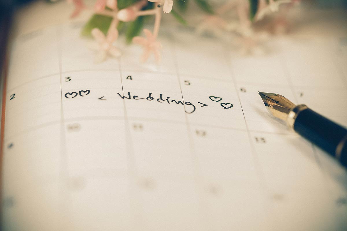 wedding calendar