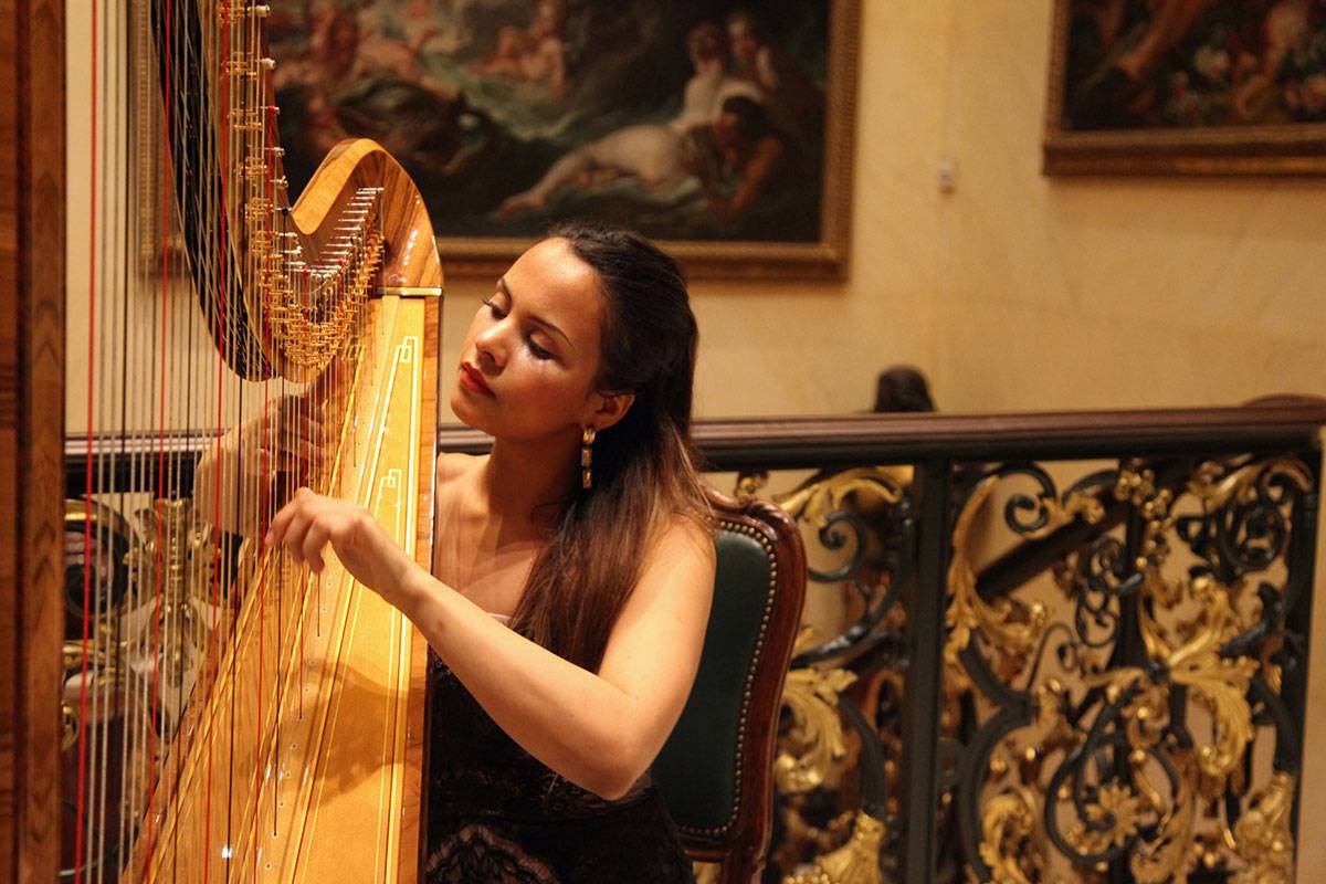 Female Harpist For Hire