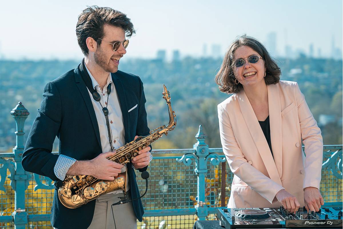 Live Saxophonist & DJ