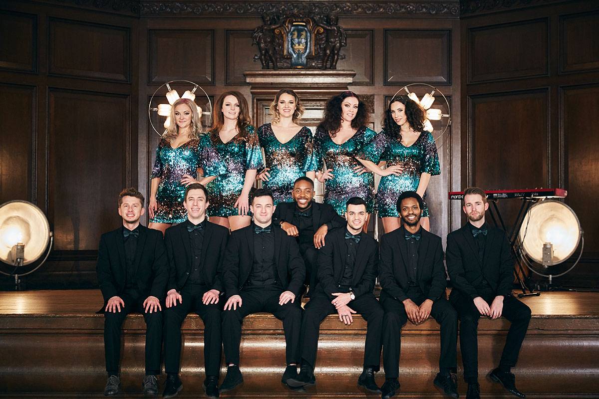 All star 12-piece professional showband perfroming classic, pop and Motown hits.