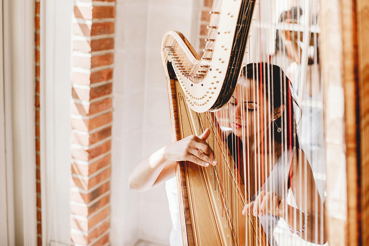 wedding harpist