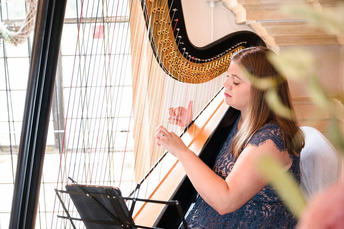 Midlands Based Female Harpist