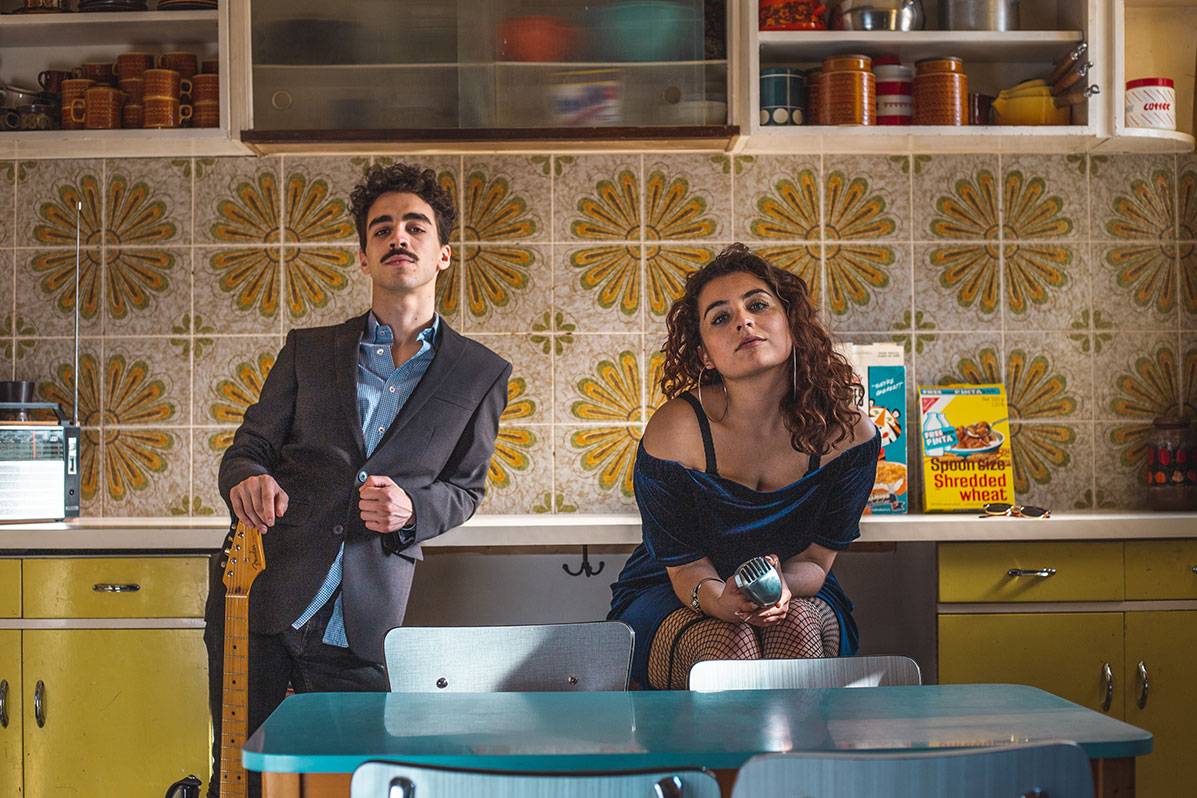 Jazz duo performing modern songs