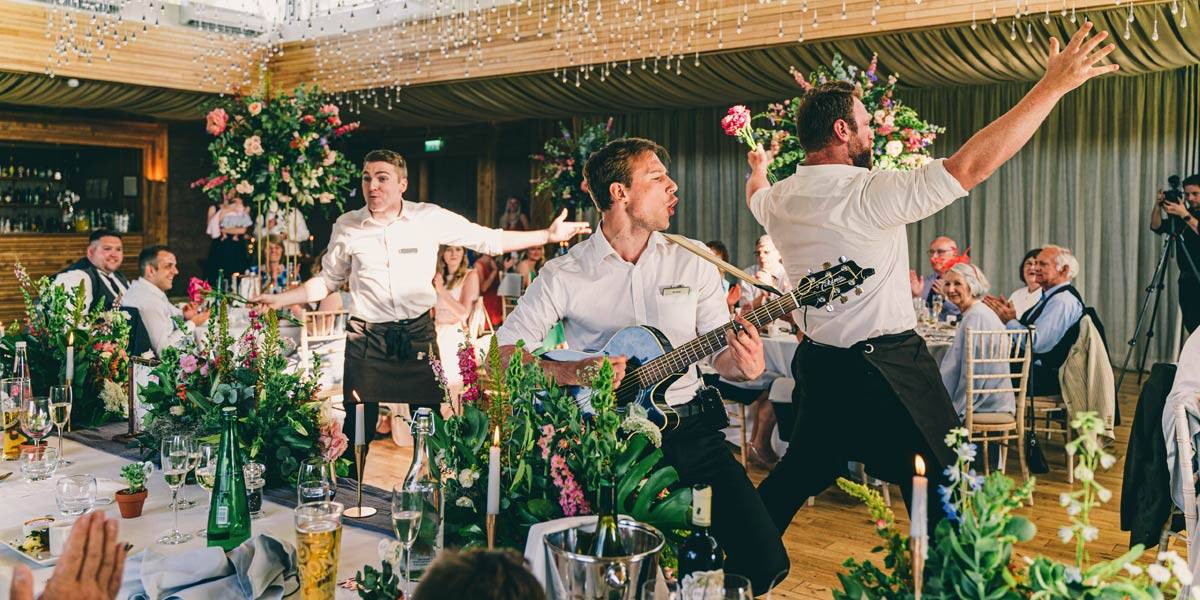 Hire Singing Waiters in Wiltshire