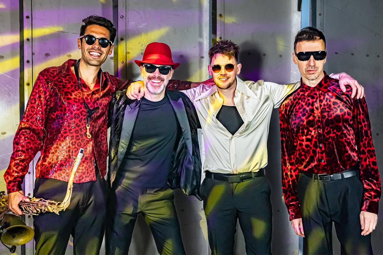 DJ Live Percussion, Sax &amp; Male Vocals
