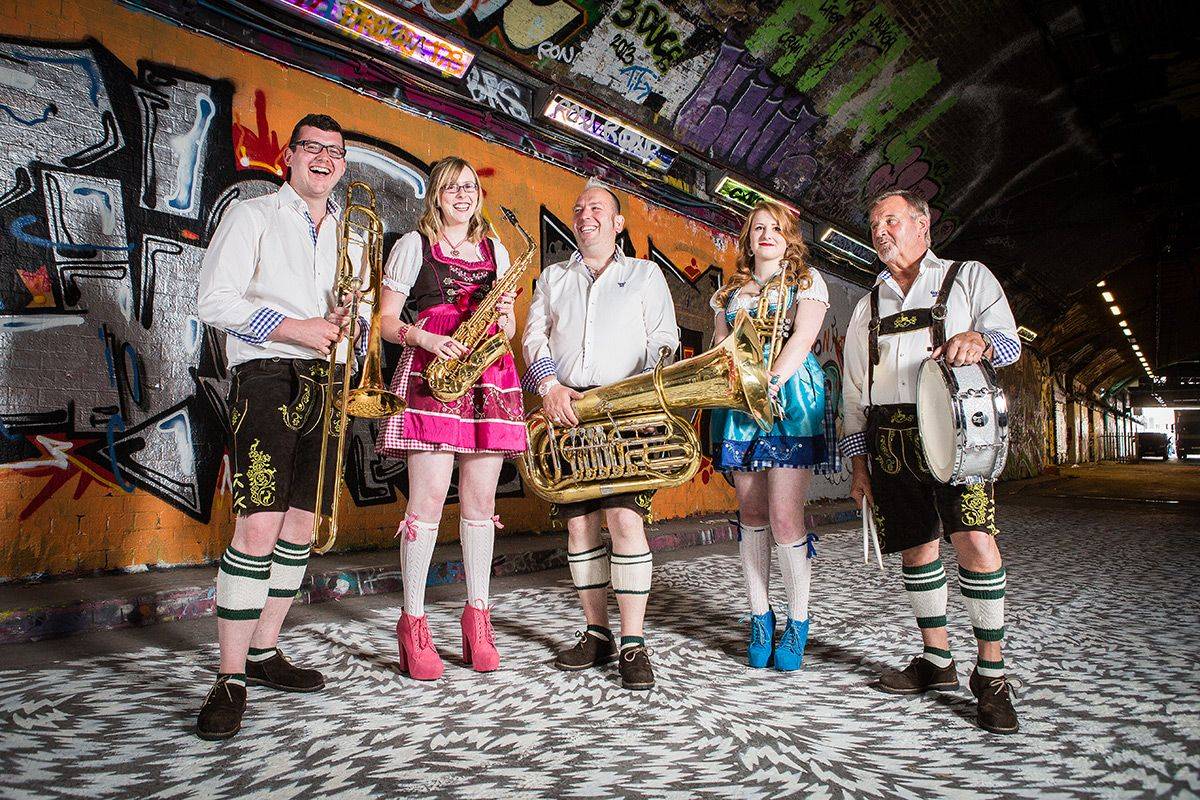 German Oompah band for hire